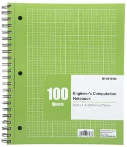 Mintra Office Engineer Notebooks and Pads (Engineer Notebook, 1 Pack)