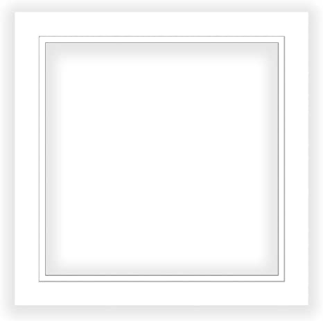 12x12 Mat for 8x8 Photo - Precut White on White Double Mat Picture Matboard for Frames Measuring 12 x 12 Inches - Bevel Cut Matte to Display Art Measuring 8 x 8 Inches - Acid Free ONE MAT