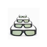 4 Pack of SainSonicampreg Zodiac 904 Series 144Hz Rechargeable 3D DLP-Link Projector Universal Active Shutter Glasses Black