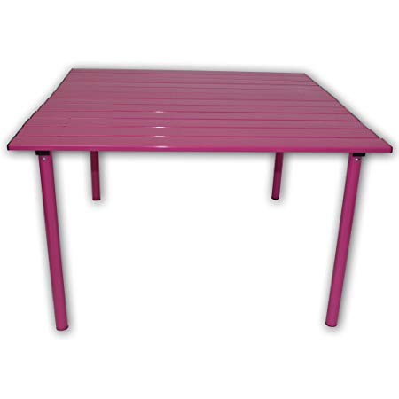 Table in a Bag A2716F Low Aluminum Portable Table with Carrying Bag, Fuchsia