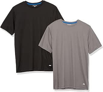 Amazon Essentials Mens 2-Pack Performance Pintec T-Shirt