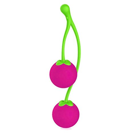 Silicone Cute Kegel Exercise Ben Wa Balls with String for Women - Medical Silicone Pelvic Floor Weight Set - For Bladder Control and Pelvic Floor Exercises (PInk)