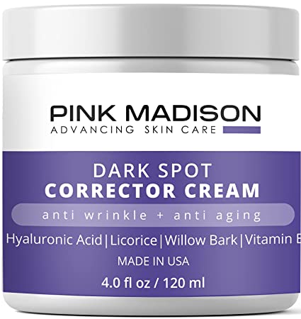 Anti Aging Dark Spot Corrector Cream for Face & Body - Made in USA - Skin Nourishing Age Spot Remover Women Men 4 OZ