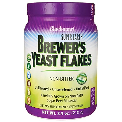 Super Earth Brewer's Yeast Flakes Bluebonnet 7.4 oz Powder