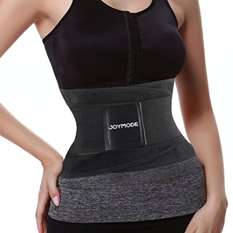 JOYMODE Adjustable Waist Trimmer Belt-Stomach Wrap Waist Trainer-Slim Body Sweat Wrap