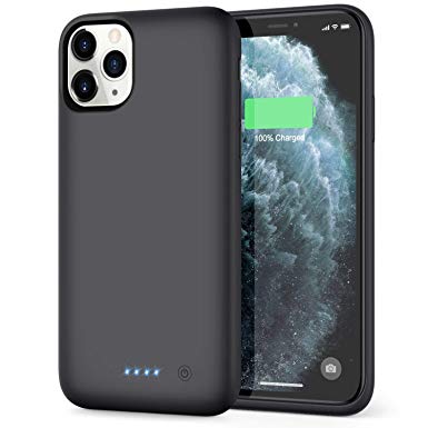 Battery case for iPhone 11 pro max, Xooparc [7800mah] Upgraded Charging Case Protective Portable Charger Case Rechargeable Extended Battery Pack for Apple iPhone 11 pro max (6.5’) Backup Power Bank