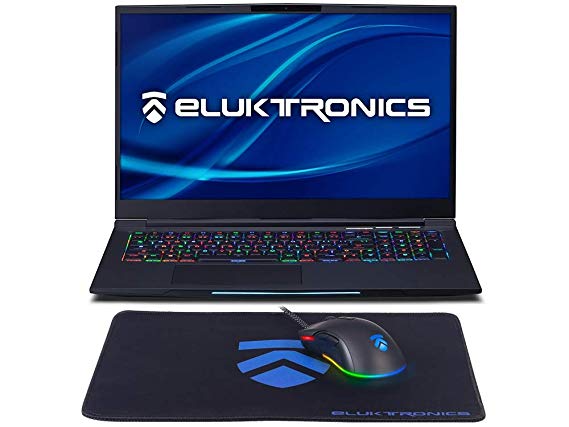 2019 Black Cyber Holiday Special ~ Eluktronics MECH-17 G1Rx Slim & Light NVIDIA RTX 2080 VR Ready Gaming Laptop with Mechanical RGB Keyboard Intel i7-9750H 17.3" 144Hz 1TB NVMe SSD   16GB RAM