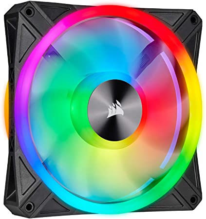 Corsair QL Series, QL140 RGB, 140mm RGB LED Fan, Single Pack