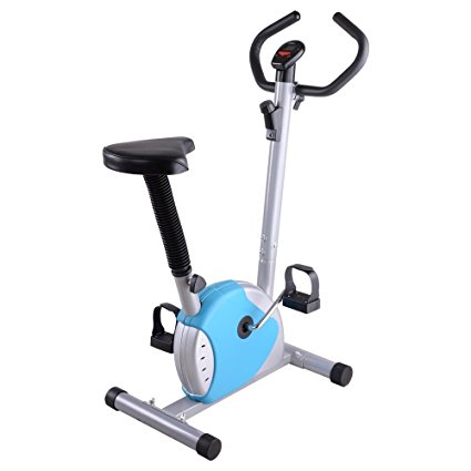 Exercise Bike Fintess Cycling Machine Cardio Aerobic Equipment Workout Gym Blue