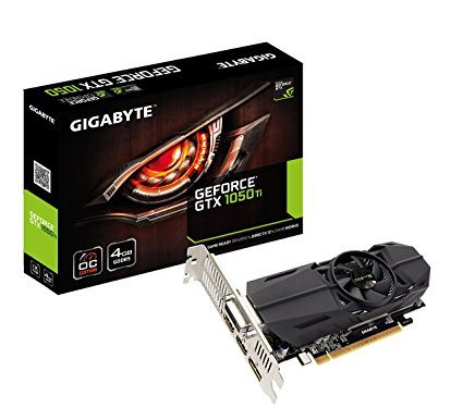 Gigabyte Geforce GTX 1050 Ti OC Low Profile 4GB GDDR5 128 Bit PCI-E Graphic Card (GV-N105TOC-4GL)