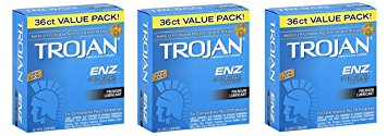 Trojan Condom cmtXku, ENZ Lubricated 108 Count