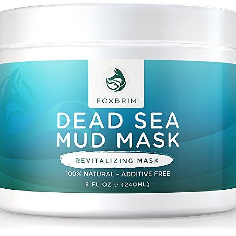 Dead Sea Mud Mask - 100 NATURAL Face Mask - Detoxifying and Skin Clarifying - Sacred Dead Sea Mud NO ADDITIVES or Fillers - Clears Skin - Restorative Anti Aging Mask - Imported from Israel - 240mL8OZ