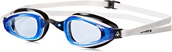 MP Michael Phelps K180 GT Swim Goggle, Blue Lens with White/Black Frame