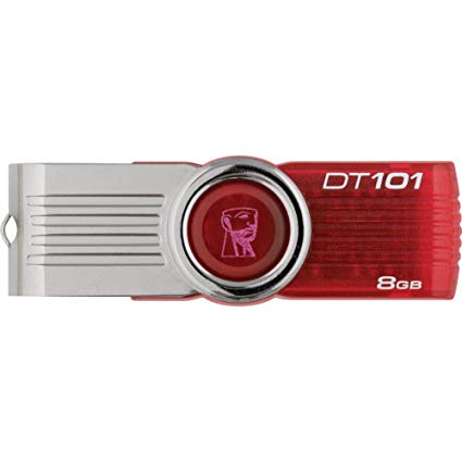 Kingston DataTraveler 101 G2 - USB flash drive - 8 GB (DT101G2/8GBZ) -