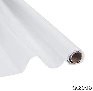 Voile Sheer Fabric Rolls (30 feet Long) (White)