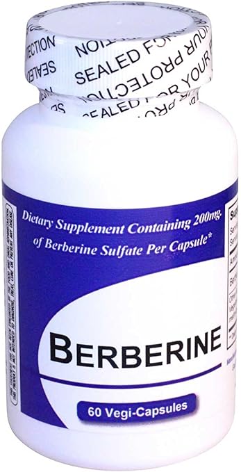 Berberine - 3 Pack - Premium Berberine Sulfate is Natural Alkaloid Extracted from Natural Herbs, Vegetarian Kosher Capsules