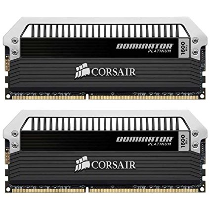 Corsair Dominator Platinum 16GB (2x8GB)  DDR3 1600 MHz (PC3 12800) Desktop Memory 1.5V