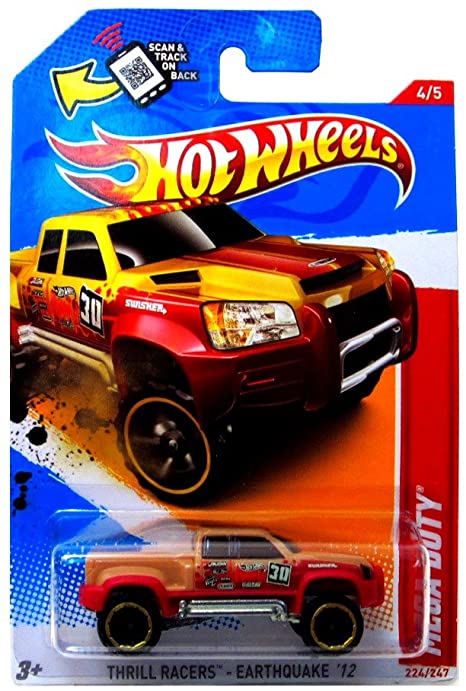 Hot Wheels Mega-Duty Thrill Racers Earthquake '12 Red 224/247