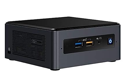 Intel 8Th Gen Core I3 Nuc Mini Pc (Nuc8I3Beh 8Gb Ddr4 Crucial 500Gb Ssd)DOS,Intel,Black