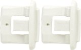Pack of 2 Dishwasher End Cap for Upper Rack Rail Dish Rack Stop Clip New OEM GE Kenmore Hotpoint