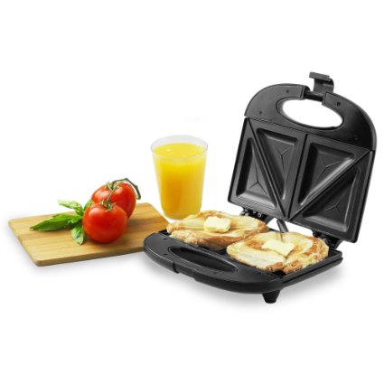 Electric Sandwich Maker - Great for Dorm Rooms or Quick and Easy Sandwich Making