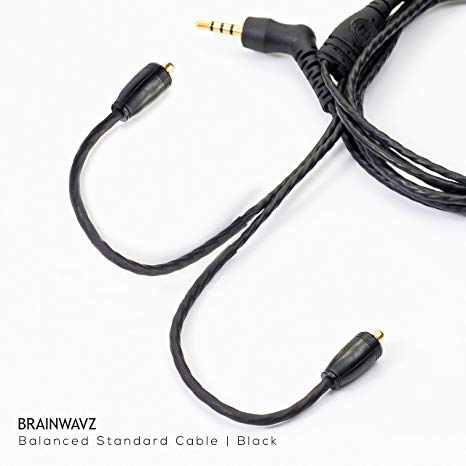 Brainwavz Earphone Replacement Cable with MMCX Connectors (2.5MM Balanced Cable)