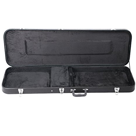 Yaheetech Electric Bass Guitar Hard Case Black