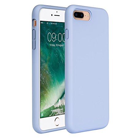 iPhone 8 Plus Silicone Case, iPhone 7 Plus Silicone Case Miracase Silicone Gel Rubber Full Body Protection Shockproof Cover Case Drop Protection for Apple iPhone 7 Plus/ iPhone 8 Plus(5.5")