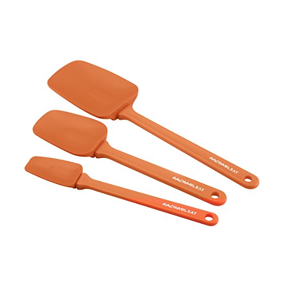 Rachael Ray Tools 3-Piece Spoonula Set, Orange