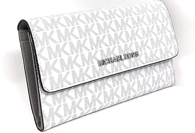 Michael Kors Women's Jet Set Travel Large Trifold Wallet