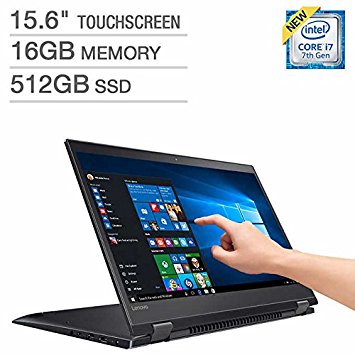 Lenovo Flex 5 15.6" Touchscreen 2-in-1 Notebook: Core i7-7500U, 512GB SSD, 16GB RAM, NVIDIA GeForce 940MX, Win 10