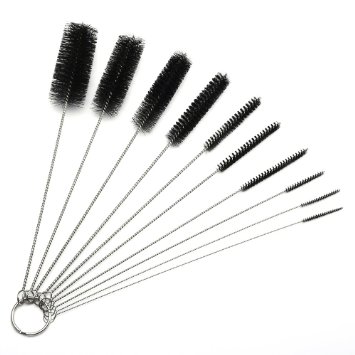 eBoot 8.2 Inch Nylon Tube Brush Pipe Cleaning Brushes with Packing Box, Set of 10