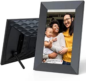 ONN 10” Wi-Fi Digital Picture Frame Send Photos & Videos Instantly via The Free Frameo App 100096733