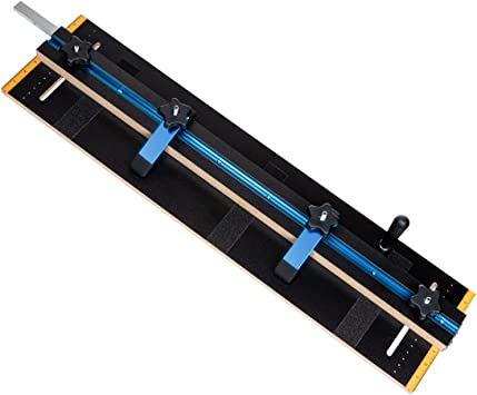 POWERTEC 71395 Taper/Straight Line Jig for Table Saws with 3/4” Wide by 3/8” Deep Miter Slot