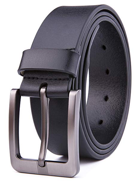 Mens Genuine Leather Belts, Handmade, 40MM & 35MM Width Strap - Design for Dress & Casual