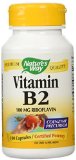 Natures Way Vitamin B2 100 Capsules Pack of 2