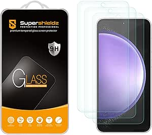 Supershieldz (3 Pack) Designed for Samsung (Galaxy S24 FE) [FE Model Only] Tempered Glass Screen Protector, Anti Scratch, Bubble Free