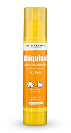 Dr Mercola Ubiquinol Liquid Pump For Pets - 1 Bottle (263 Pumps) - Helps to Support Normal Cardiovascular Function - Reduces Oxidative Stress