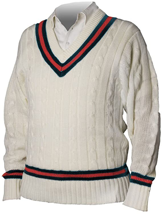 Sportsgear US Cricket Full Sleeve Sweater Acrylic Navy/Red