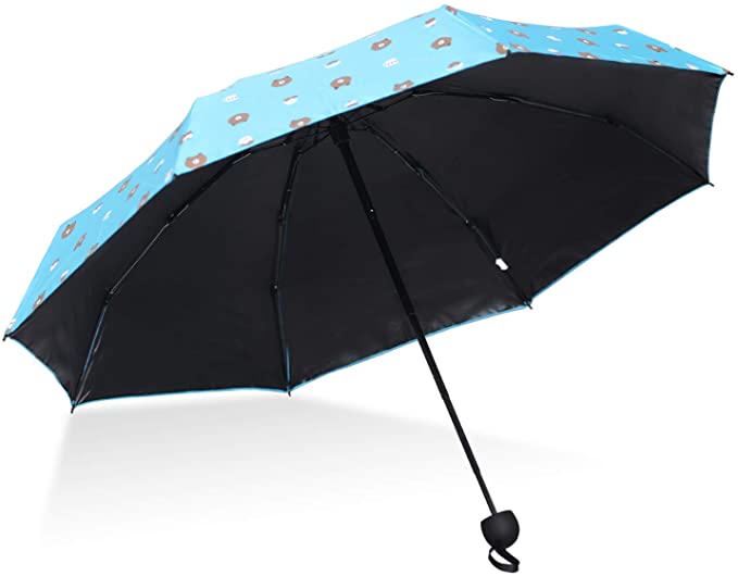 ABCCANOPY Umbrella Windproof Sun & Rain Umbrellas Folding Compact Umbrella Portable Lightweight UV resistant