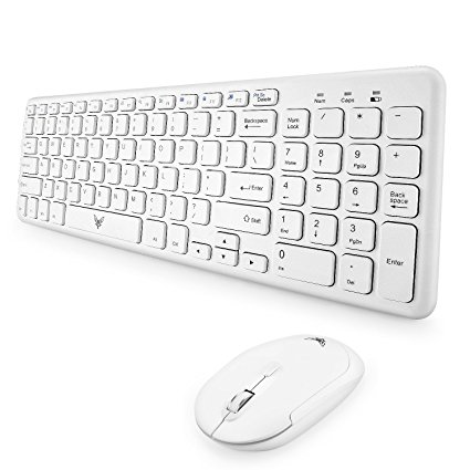 Airfox MK520 Irina kaptelova Wireless Keyboard/Mouse Combo for ,Laptop, Notebook, Windows, Mac, PC