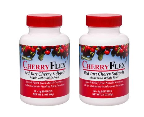 CherryFlex Fruit Supplement - 2 bottles (120 Softgels)