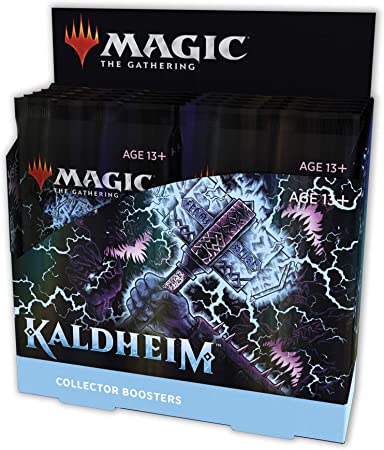 Magic The Gathering Kaldheim Collector Booster Box | 12 Packs (180 Magic Cards)