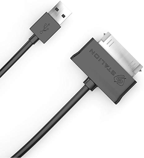 Samsung Tablet Charger : Stalion Stable Galaxy Tab Cable USB & Data Sync (Jet Black)(Extra Long 10 Feet/3 Meter)(USB 2.0 to 30-Pin) for Tab 7", 7.7", 8.9", 10.1