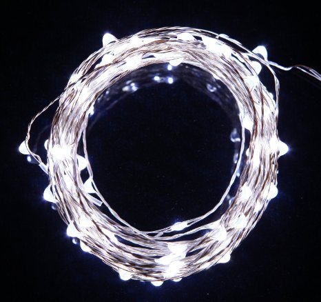 Starry String Led's Lights 120 Individually Mounted Led's, 20 ft, Pure White