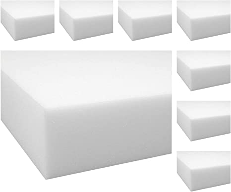 Upholstery Foam Premium Quality Replacement Foam Cut to Any Size High Density Cushions Seat Pads for Seating, Stool Chair Firm Foam (45cm X 140cm, 2.5cm)