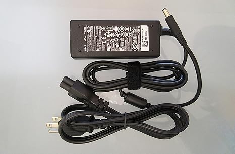 Dell Original 45W Adapter 19.5V pin 4.5 mm Charger for Laptops Inspiron Black Without Power Cord