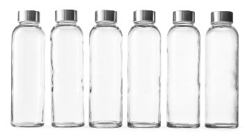 Epica 18-Oz Glass Beverage Bottles Set of 6
