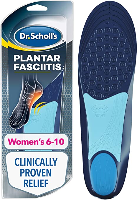 Dr. Scholl’s Plantar Fasciitis Pain Relief Orthotics /Clinically Proven Relief and Prevention of Plantar Fasciitis Pain for Women's 6-10