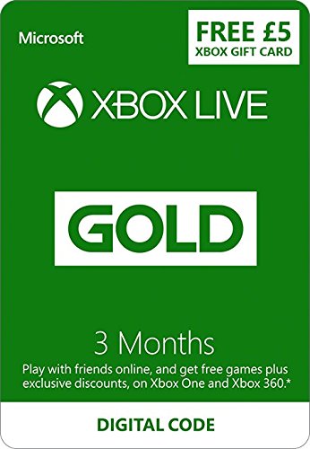 Xbox Live 3 Month GOLD Membership   £5 FREE  [Xbox Live Online Code]